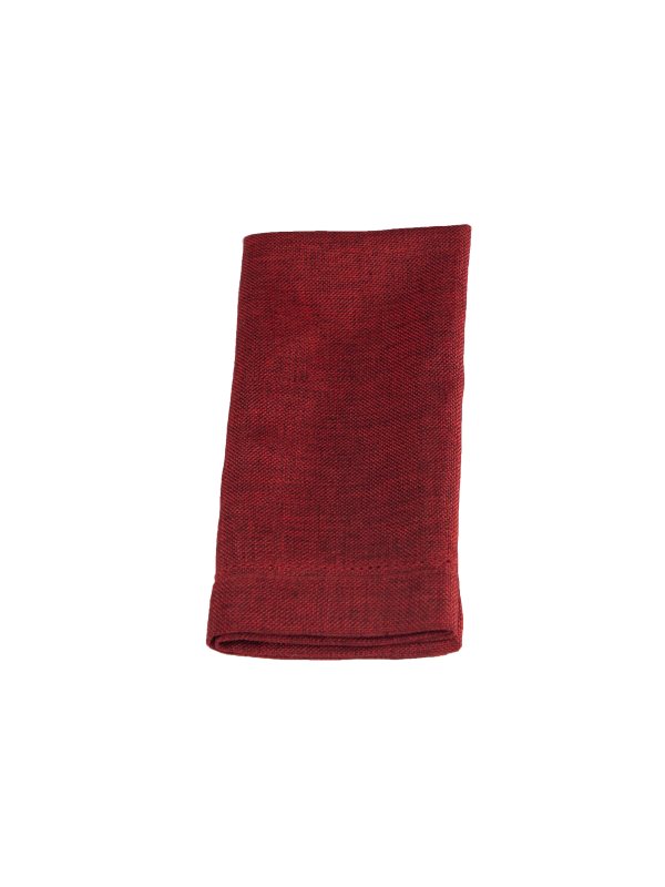 Burgandy lino vintage